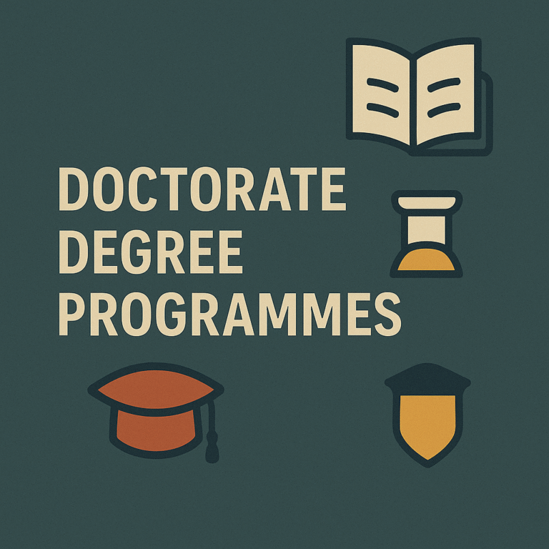 doctorate degree programmes