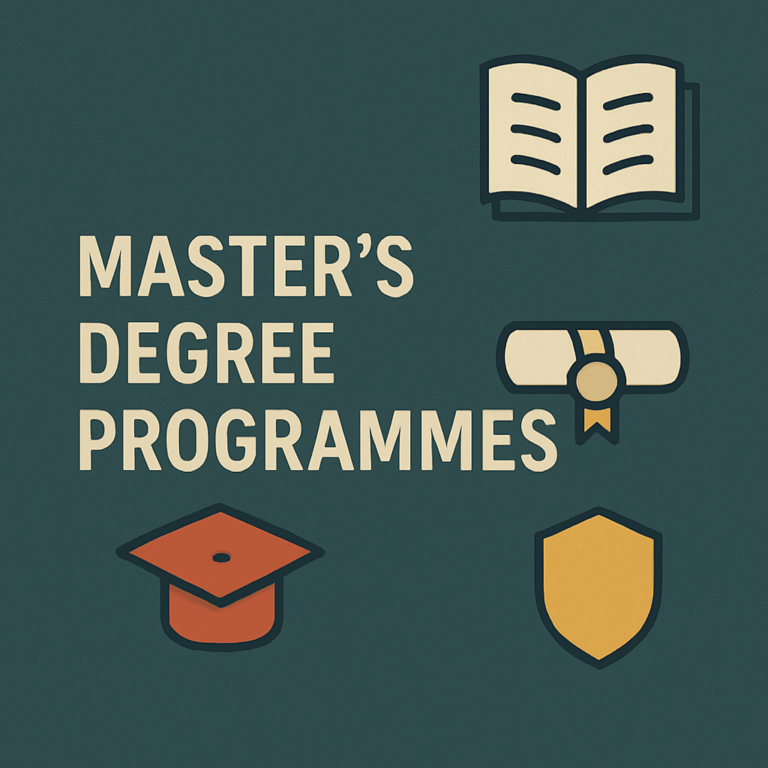 master’s degree programmes