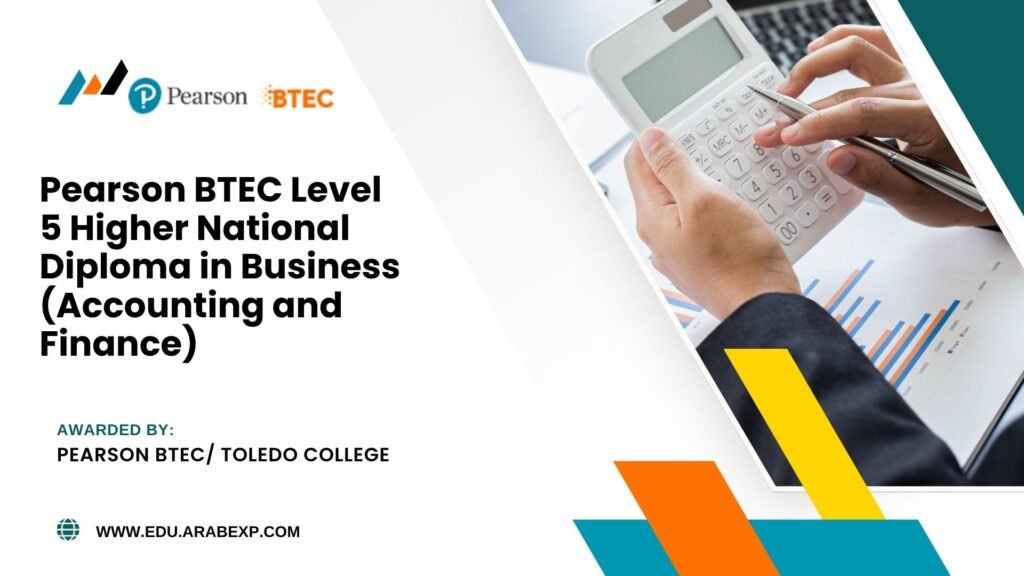 pearson btec level 5 higher national diploma in business (accounting and finance)