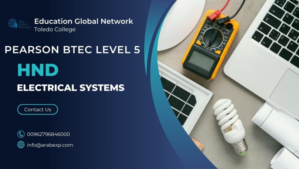 pearson btec level 5 higher national diploma in electronic and electrical systems engineering (for hnc electrical systems)