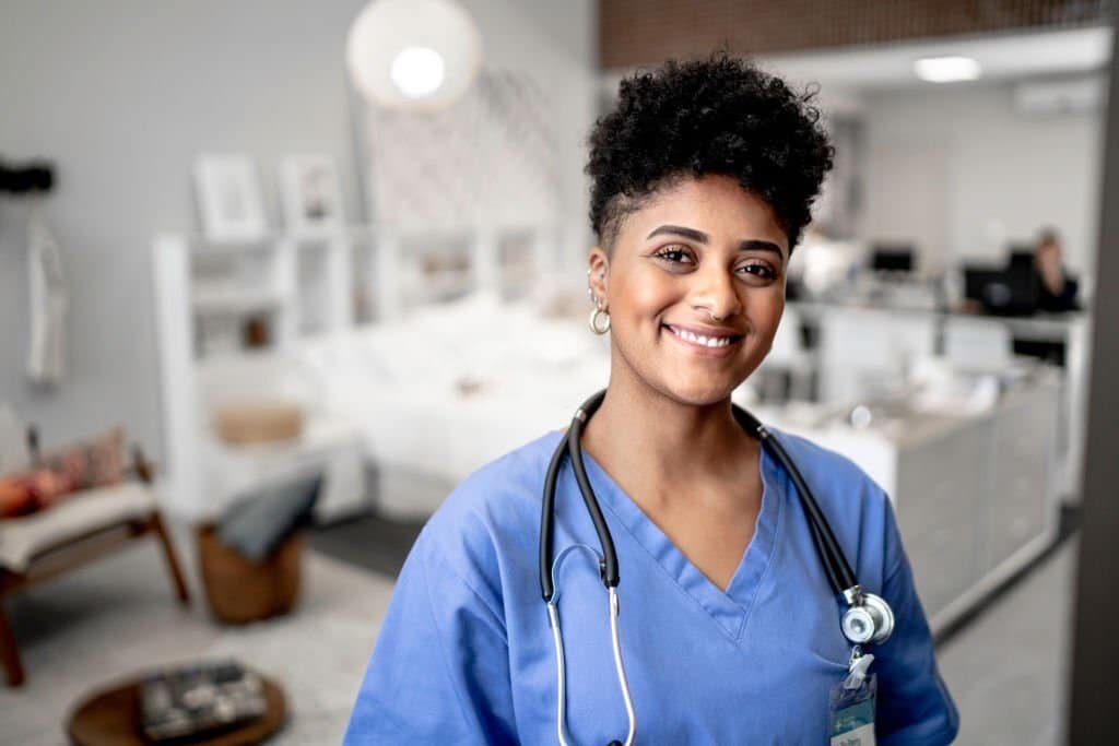 portrait of a young nurse/doctor