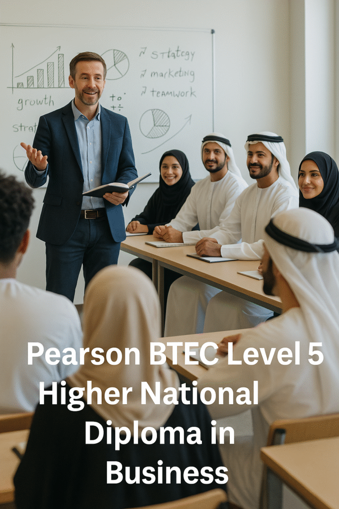 the pearson btec level 5 higher national diploma in business
