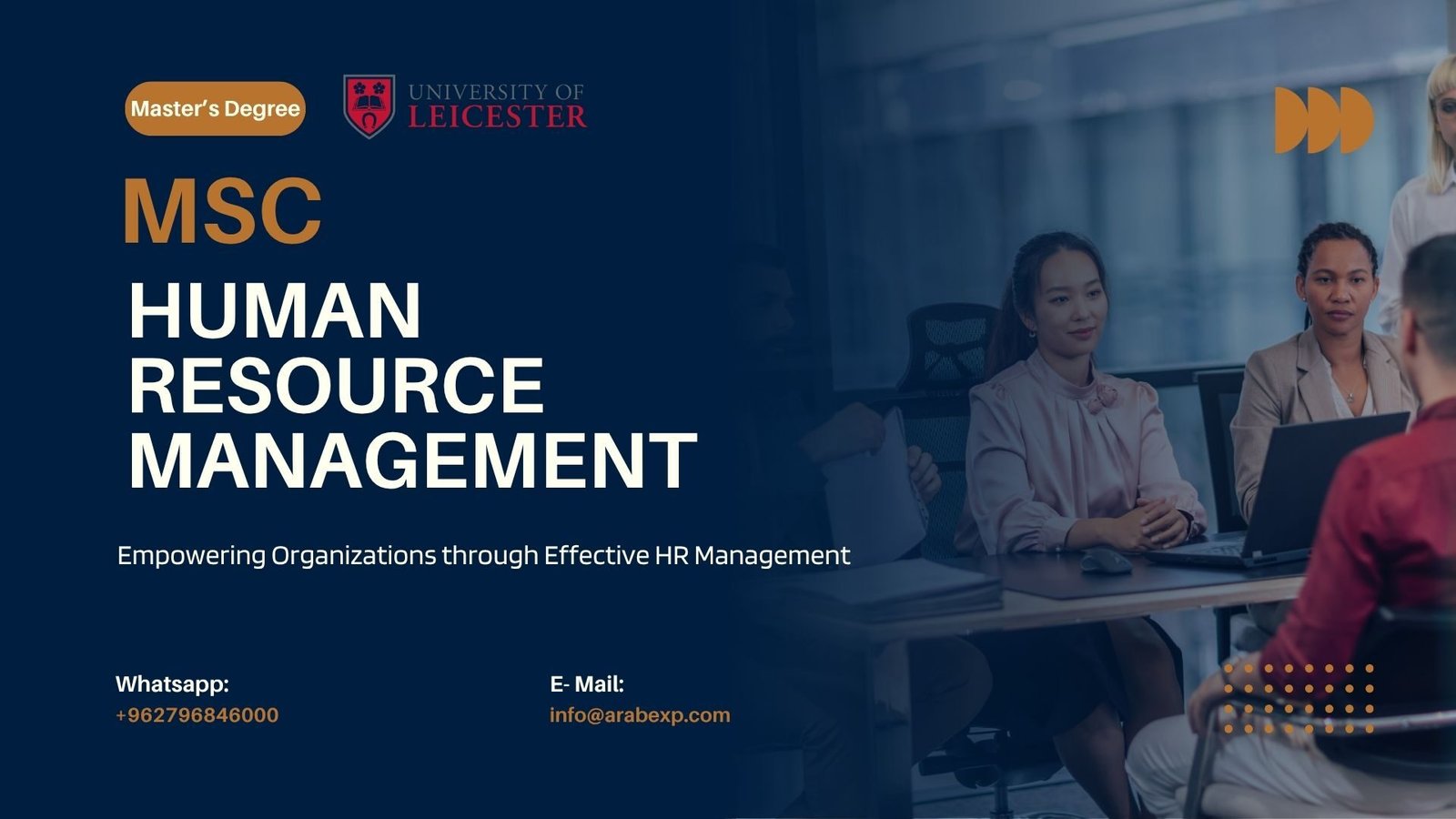 msc human resource management and training
