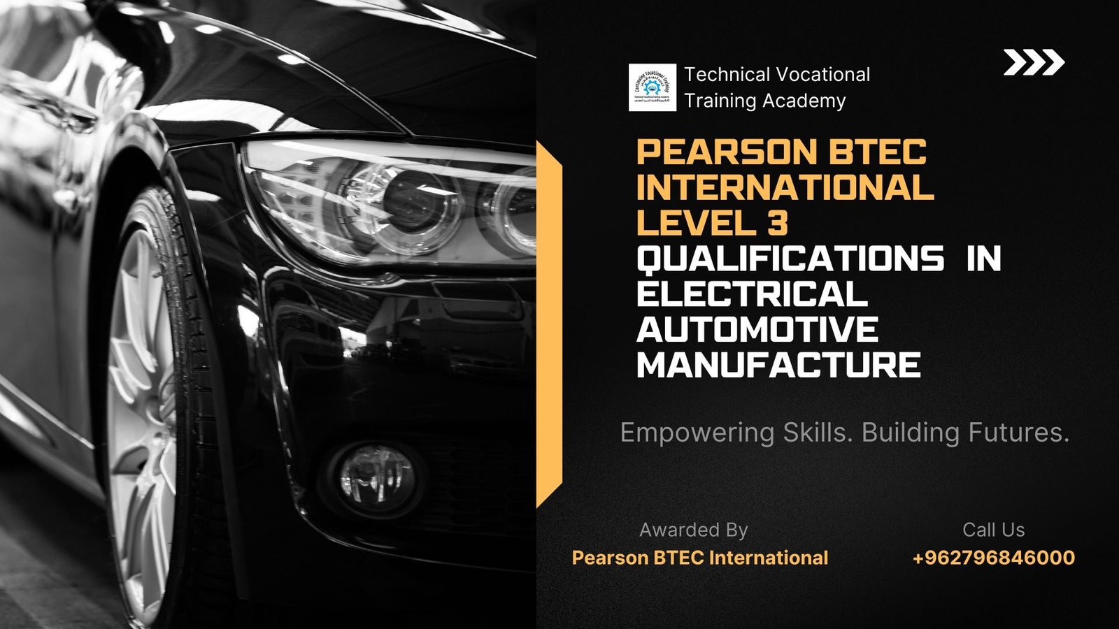 the btec international level 3 qualification in electrical automotive manufacture cover